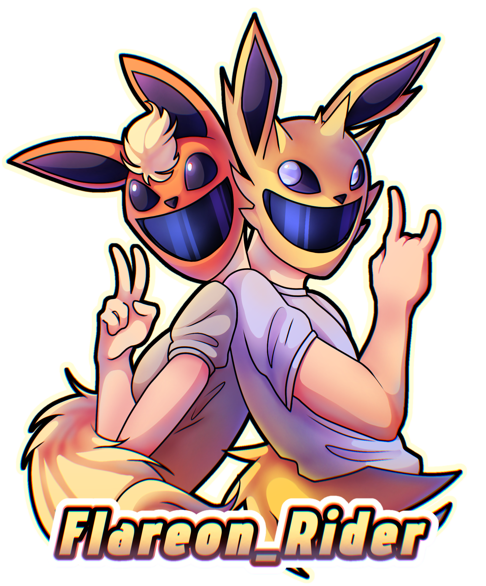 Logo medio cuerpo, comisión por Hiumi